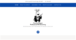 Desktop Screenshot of countryclippergrooming.com